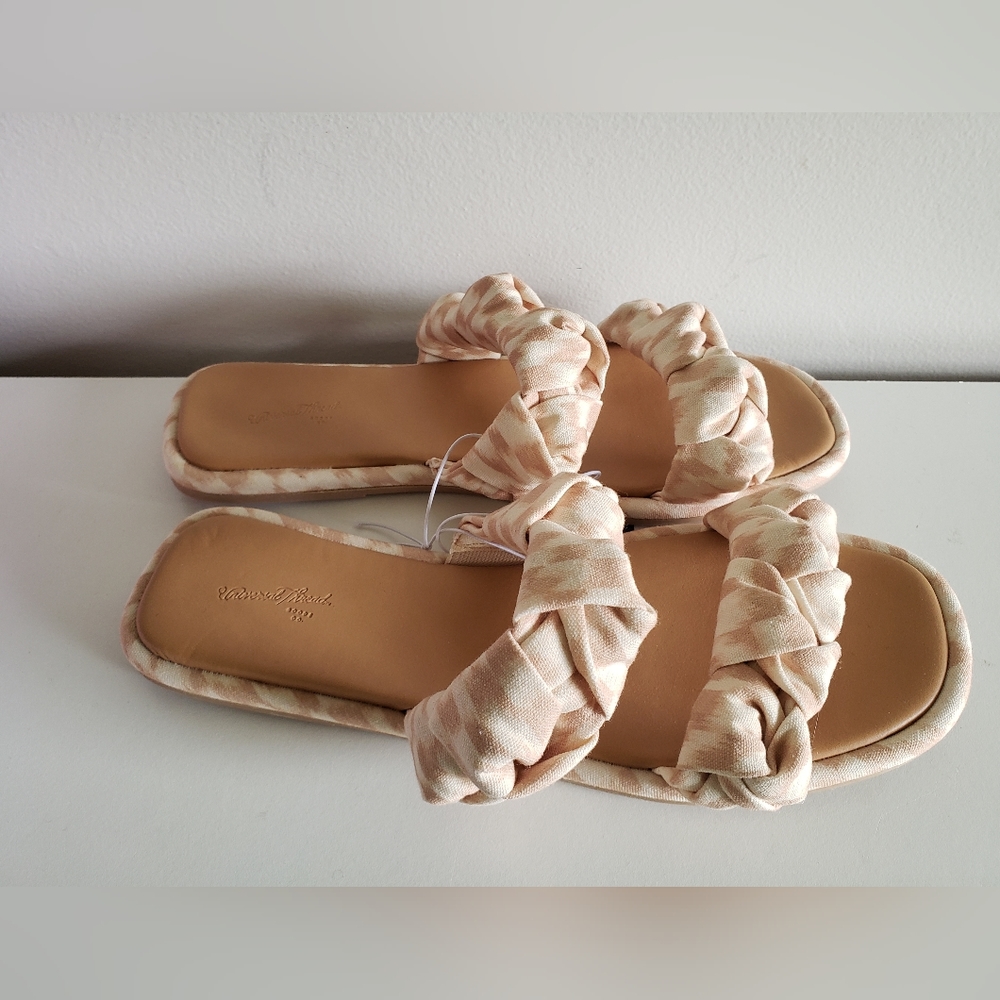 Women's Almond Meg Knotted Sandals Size 11